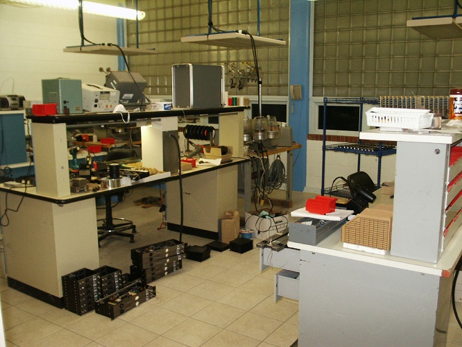AMI, Inc. electronics manufacturing bench. Photo courtesy of AMI, Inc.