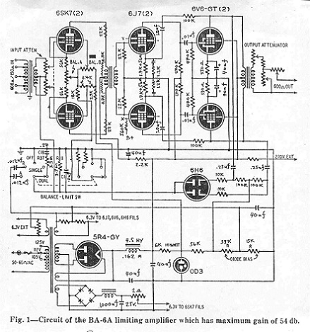 RCA BA6A Schematic