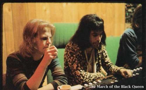 Queen in Recording Studio 1975