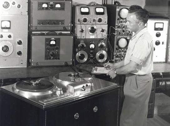 AMPEX Model 200A with Harold Lindsay