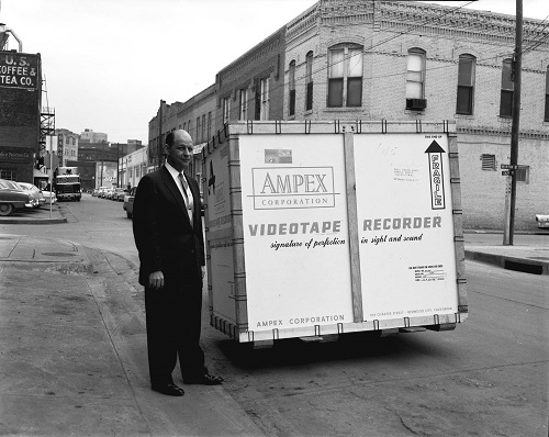 Ampex VTR shipping crate