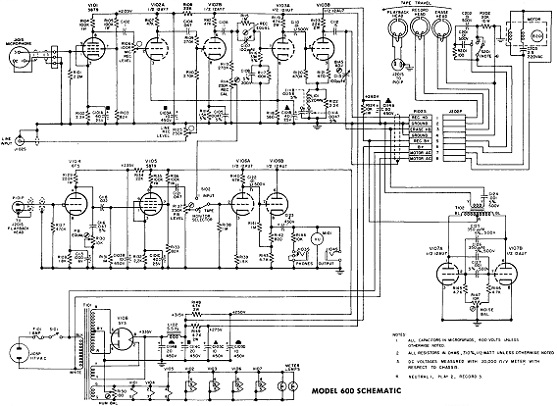 AMPEX Model 600 Tape Machine