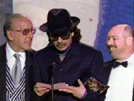 Clive Davis, Carlos Santana and Glen Kolotkin