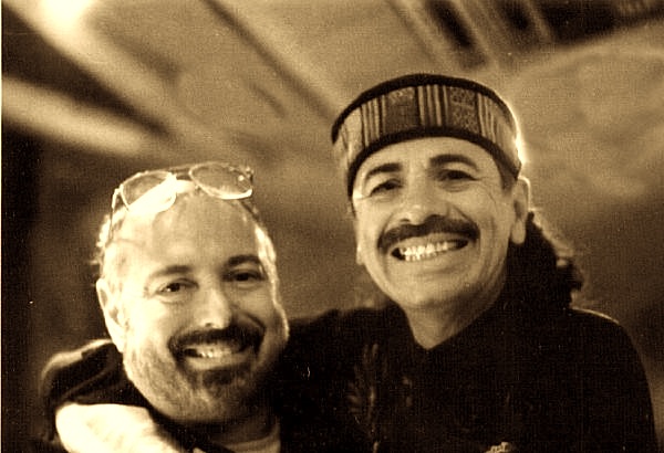 Glen Kolotkin and Carlos Santana