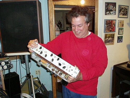 Joel Katz with his Pultec Prototype