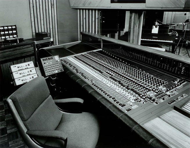 MCI JH-538D Console at Charley Pride's Cecca Sound Studios, Dallas Texas