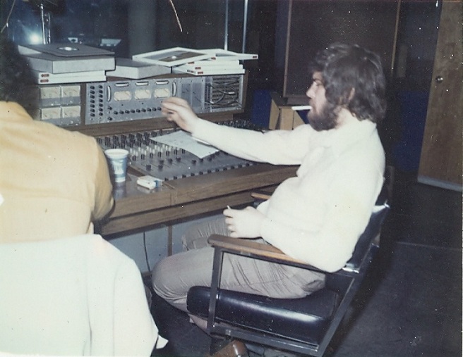 Skip Juried in Sound Center Studios, NYC Control Room