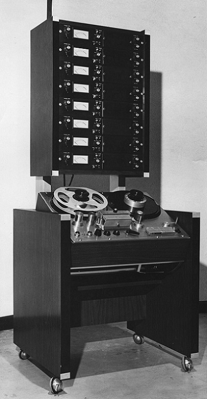 MCI Early 8 Track Tape Machine with AMPEX 300 Transport
