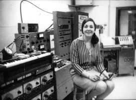 Panorama of the UTEMS studio equipment (l-r): Ampex 352 ¼